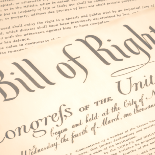 On December 15th, 1791, the first 10 Amendments to the Constitution, collectively known as the Bill of Rights, were ratified into law.