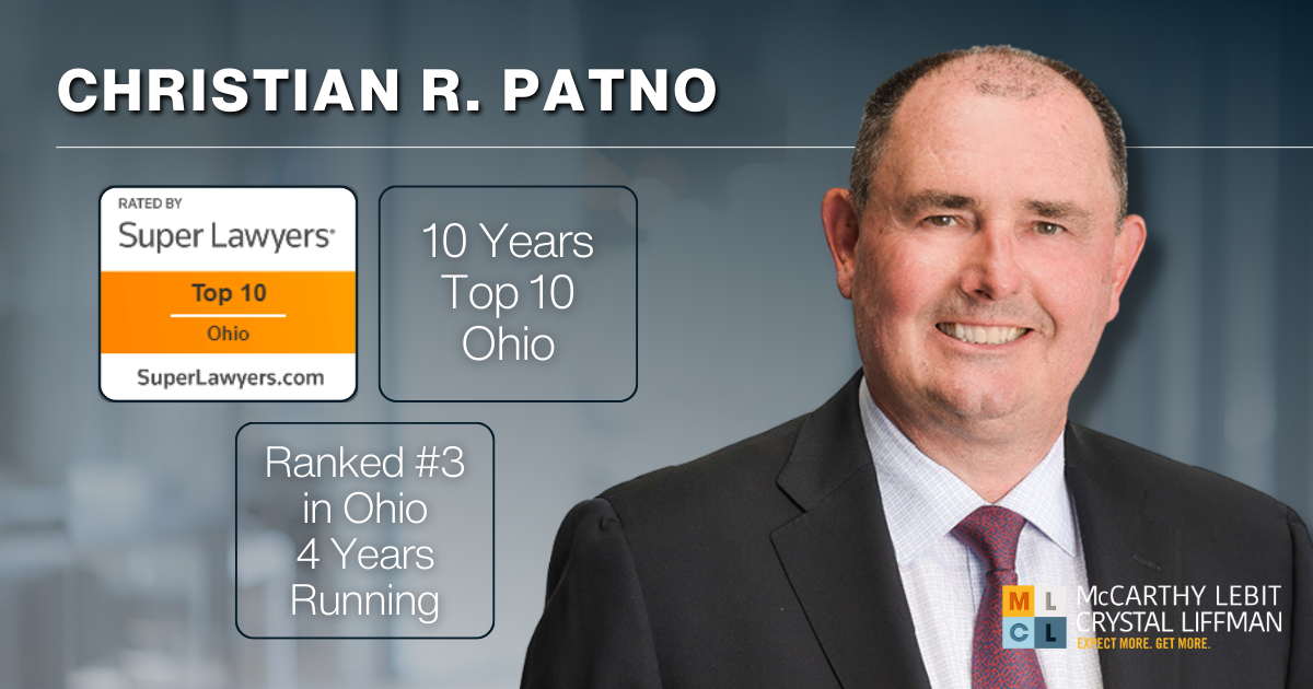 Christian Patno Ranks 3 on 2023 Ohio Super Lawyers® List
